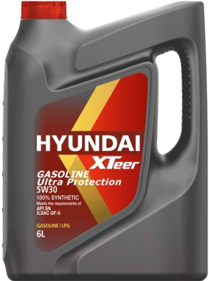 Моторное масло Hyundai XTeer Gasoline Ultra Рrotection 5W30 / 1061011 (6л)