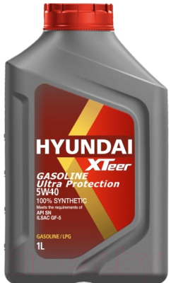 Моторное масло Hyundai XTeer Gasoline Ultra Рrotection 5W40 / 1011126 (1л)
