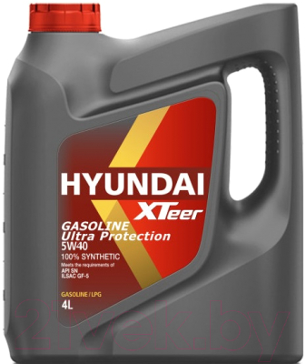 Моторное масло Hyundai XTeer Gasoline Ultra Рrotection 5W40 / 1041126 (4л)