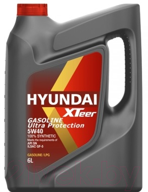 Моторное масло Hyundai XTeer Gasoline Ultra Рrotection 5W40 / 1061126 (6л)