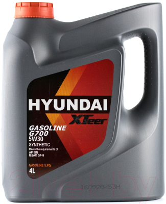 Моторное масло Hyundai XTeer Gasoline G700 5W30 / 1041135 (4л)