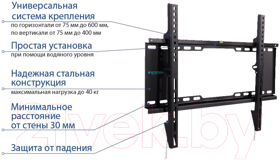 Кронштейн для телевизора Kromax Ideal-101