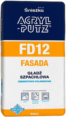 Шпатлевка Sniezka Acryl Putz FD12 Фасад (20кг)