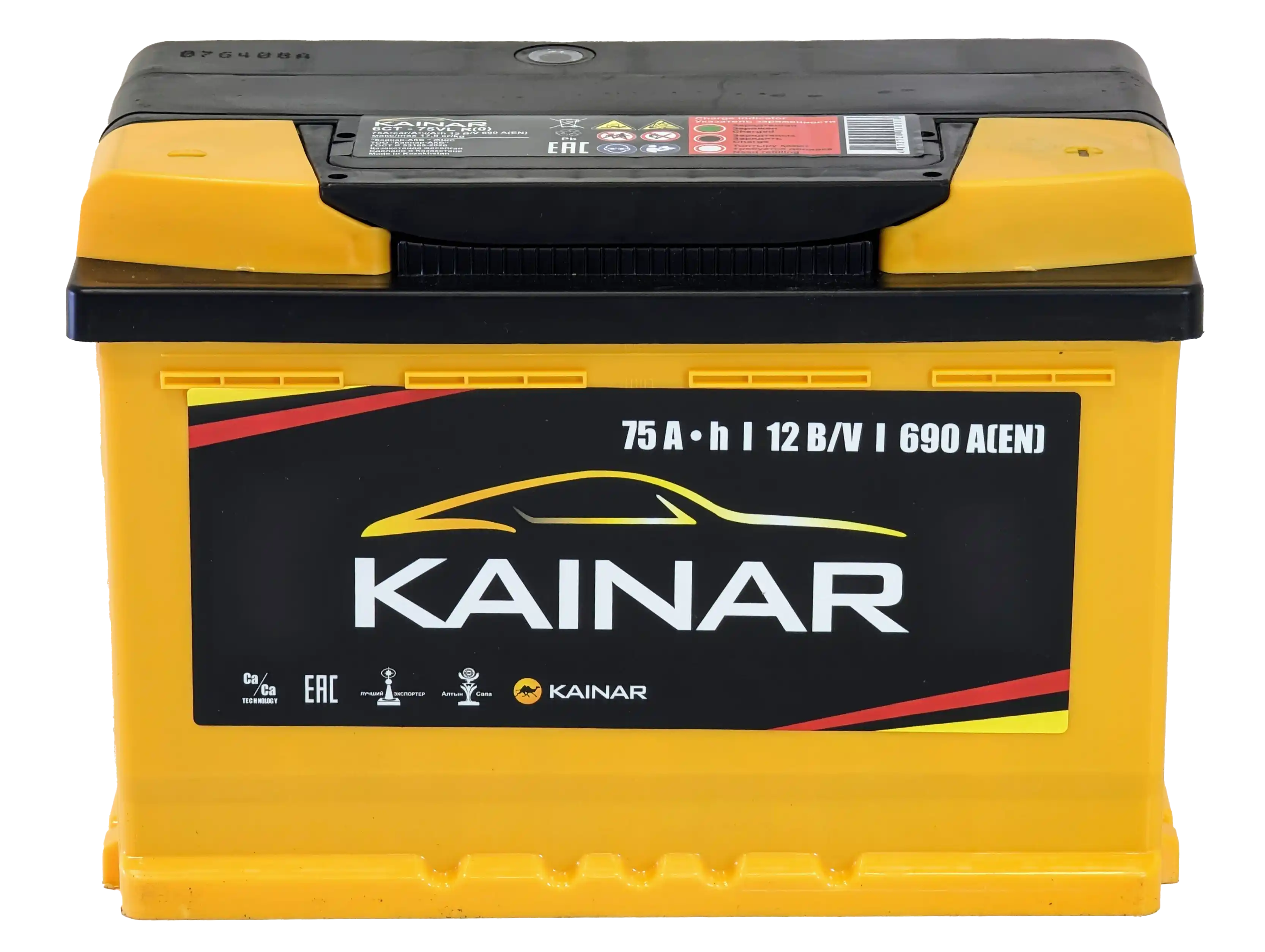 Автомобильный аккумулятор Kainar R+ / 075 11 20 02 0121 10 11 0 L (75 А/ч) — фото 3