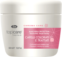 Маска для волос Lisap Top Care Repair Chroma Care Защитная для окрашенных волос (500мл) - 