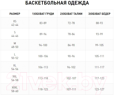 Шорты баскетбольные 2K Sport Training / 130063 (XXL, синий/красный)