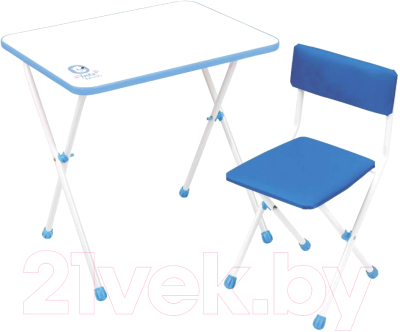 Комплект мебели с детским столом Ника НДУ1/Г Умка фантазер (голубой)