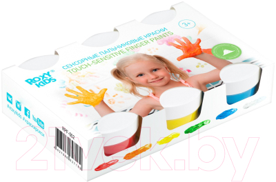 Пальчиковые краски Roxy-Kids Сенсорные / RPF-002