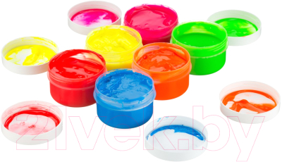 Пальчиковые краски Roxy-Kids Флуоресцентные / RPF-003