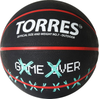 Баскетбольный мяч Torres Game Over B02217 (размер 7) - 
