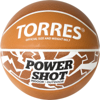 Баскетбольный мяч Torres Power Shot B32087 (размер 7) - 