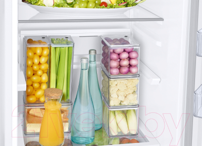 Холодильник с морозильником Samsung RB36T604FWW/WT