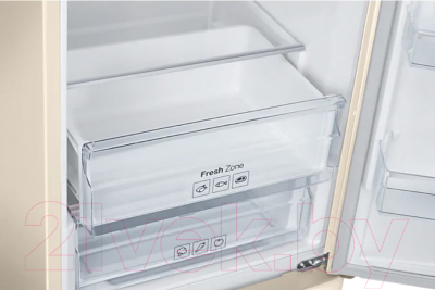 Холодильник с морозильником Samsung RB37A5470EL/WT