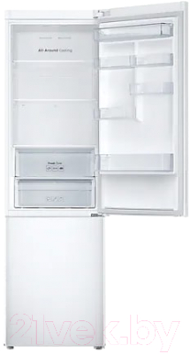 Купить Холодильник с морозильником Samsung RB37A5200WW/WT в Бобруйске