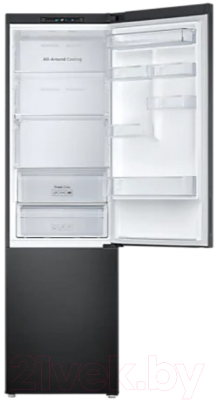 Холодильник с морозильником Samsung RB37A5070B1/WT