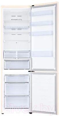 Холодильник с морозильником Samsung RB38T676FEL/WT