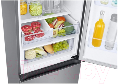Холодильник с морозильником Samsung RB38T676FSA/WT