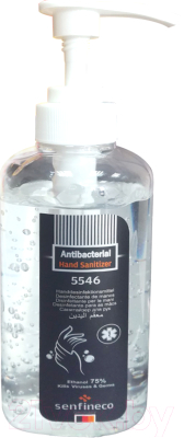 Антисептик Senfineco Antibacterial Hand Sanitizer / 5546 (500мл)