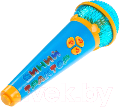 

Музыкальная игрушка Умка, Микрофон. Синий Трактор 10 песен из мультфильмов / 1810M201-R1