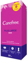 Прокладки ежедневные Carefree Large Fresh Plus (20шт) - 