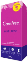 Прокладки ежедневные Carefree Large Plus (20шт) - 
