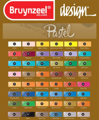 Пастельный карандаш Bruynzeel Design pastel 52 / 884052K (бирюзовый)