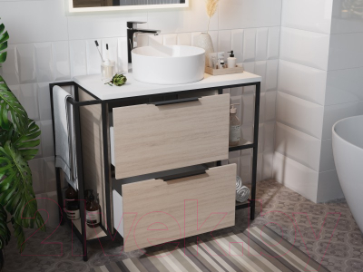 Изображение товара Тумба под умывальник Cersanit Bosquet 100 / 63013