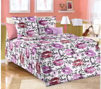 

Комплект постельного белья Моё бельё, Чмоки роз 1.5 / 20733/1