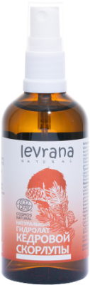 Гидролат для лица Levrana Ecocert натуральный кедровая скорлупа (100мл)