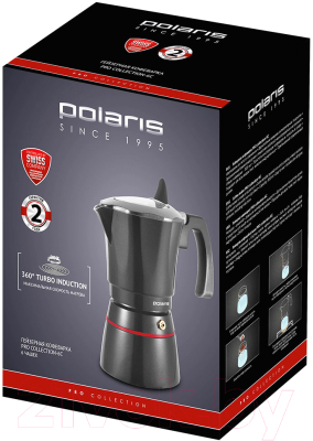 Гейзерная кофеварка Polaris PRO collection-6C