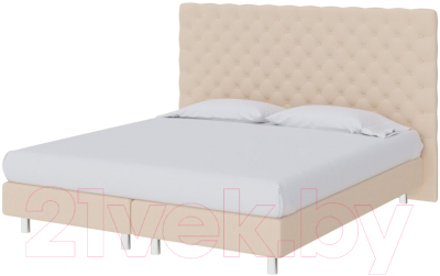 

Двуспальная кровать Proson, Paris Boxspring Lift Savana Camel 180x200