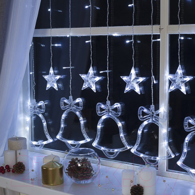 

Светодиодная бахрома Luazon, Decor Колокольчики 2361707