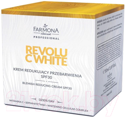 Крем для лица Farmona Professional Revolu C White дневной выравнивающий тон кожи SPF30 (50мл)
