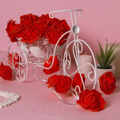 

Светодиодная гирлянда Luazon, Нить Розы красные 3612374