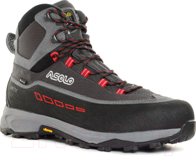 Трекинговые ботинки Asolo Arctic GV MM / A12536-A176 (р-р 9, серый/Gunmetal/красный)