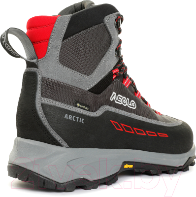 Трекинговые ботинки Asolo Arctic GV MM / A12536-A176 (р-р 9, серый/Gunmetal/красный)