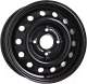 Штампованный диск Eurodisk 65A41C 16x6" 4x100мм DIA 60.1мм ET 41мм Black — фото 2