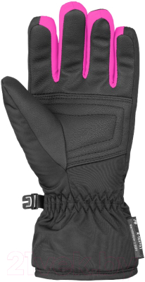 Перчатки лыжные Reusch Bennet R-Tex XT / 6061206 7771 (р-р 3.5, черный/розовый)