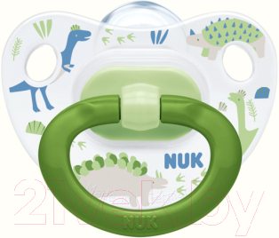 

Пустышка NUK, Белый;зеленый, Happy Days / 10730271