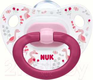 

Пустышка NUK, Белый;розовый, Happy Days / 10736324