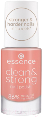 

Лак для ногтей Essence, Оранжевый, Clean & Strong Nail Polish тон 04