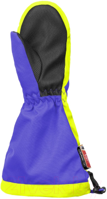 Перчатки лыжные Reusch Walter / 4985502 4501 (р-р 1, Mitten Dazzling Blue/Safety Yellow)