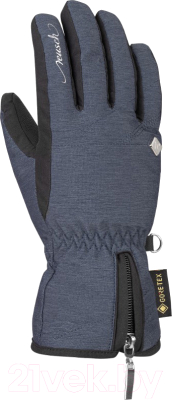 Перчатки лыжные Reusch Selina GTX Dress / 6031331 4509 (р-р 7, Blue Melange)