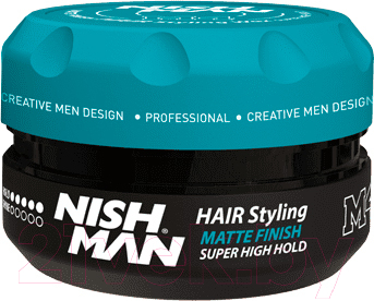 Воск для укладки волос NishMan M4 матовая сильной фиксации (100мл)