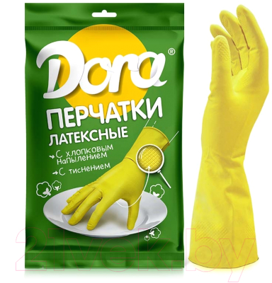 Перчатки хозяйственные Dora Универсальные / 2004-001-XL-240 (XL)