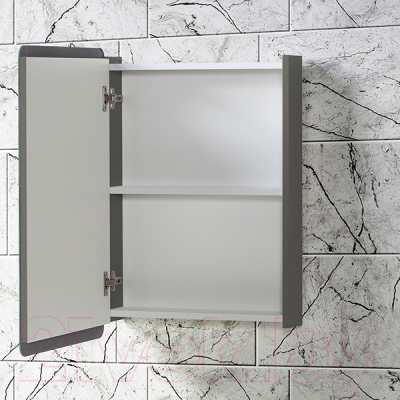 Шкаф с зеркалом для ванной Акваль Сеул / СЕУЛ.04.50.27.N