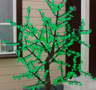 Светодиодное дерево Luazon Сакура 2317286 (зеленый)