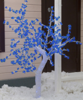 Светодиодное дерево Luazon Акриловое 2317315 (синий) - 