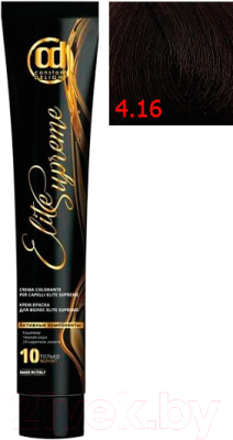 Крем-краска для волос Constant Delight Elite Supreme 4/16 (100мл, шатен сандре шоколадный)