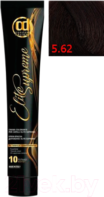 Крем-краска для волос Constant Delight Elite Supreme 5/62 (100мл, светлый шатен шоколадно-пепельный)